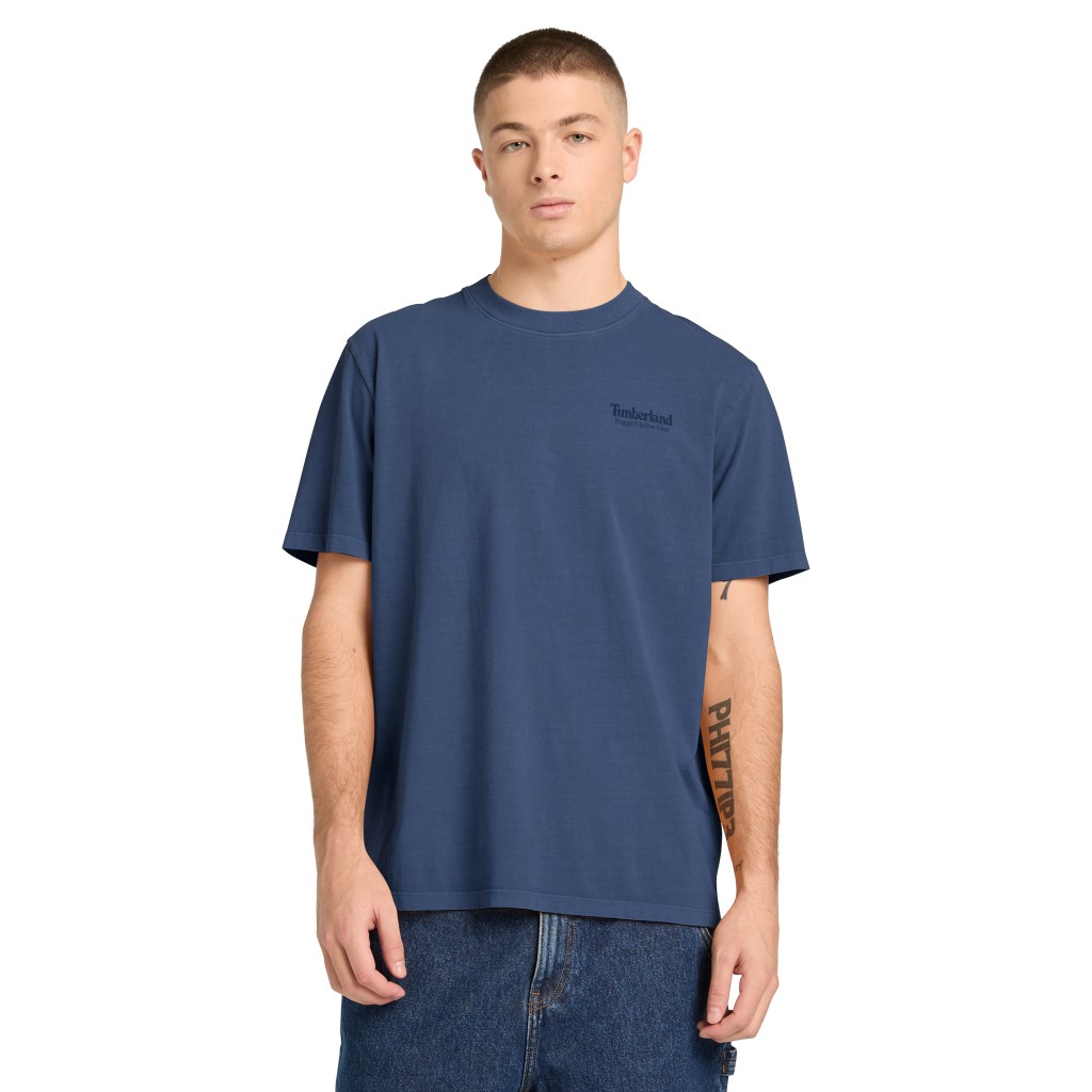 TİMBERLAND Rugged Active Gear Back Graphic Tee TB0A5MU6EYO1