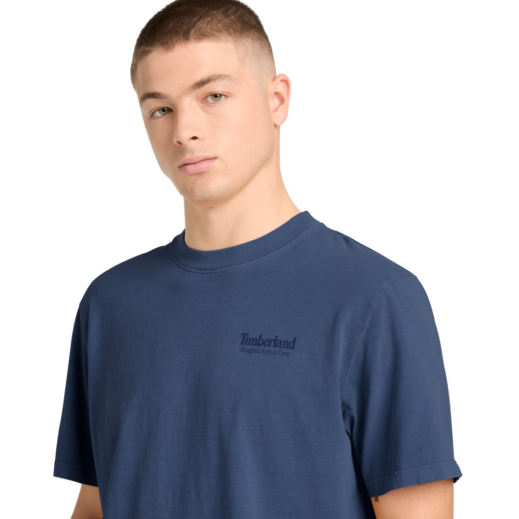 TİMBERLAND Rugged Active Gear Back Graphic Tee TB0A5MU6EYO1