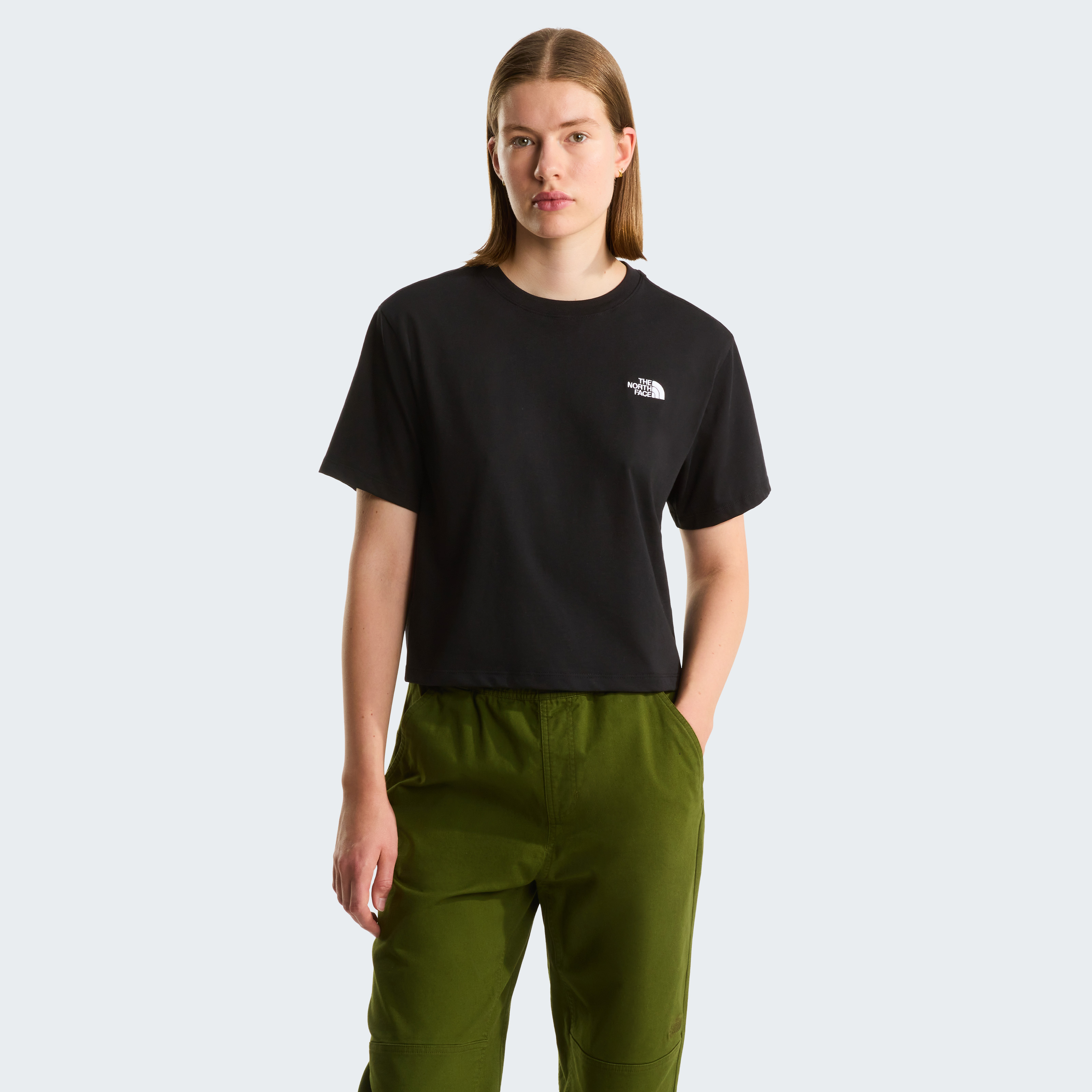 THE NORTH FACE W EVOLUTION SIMPLE DOME CROP RLX SS TEE NF0A8FDHJK31