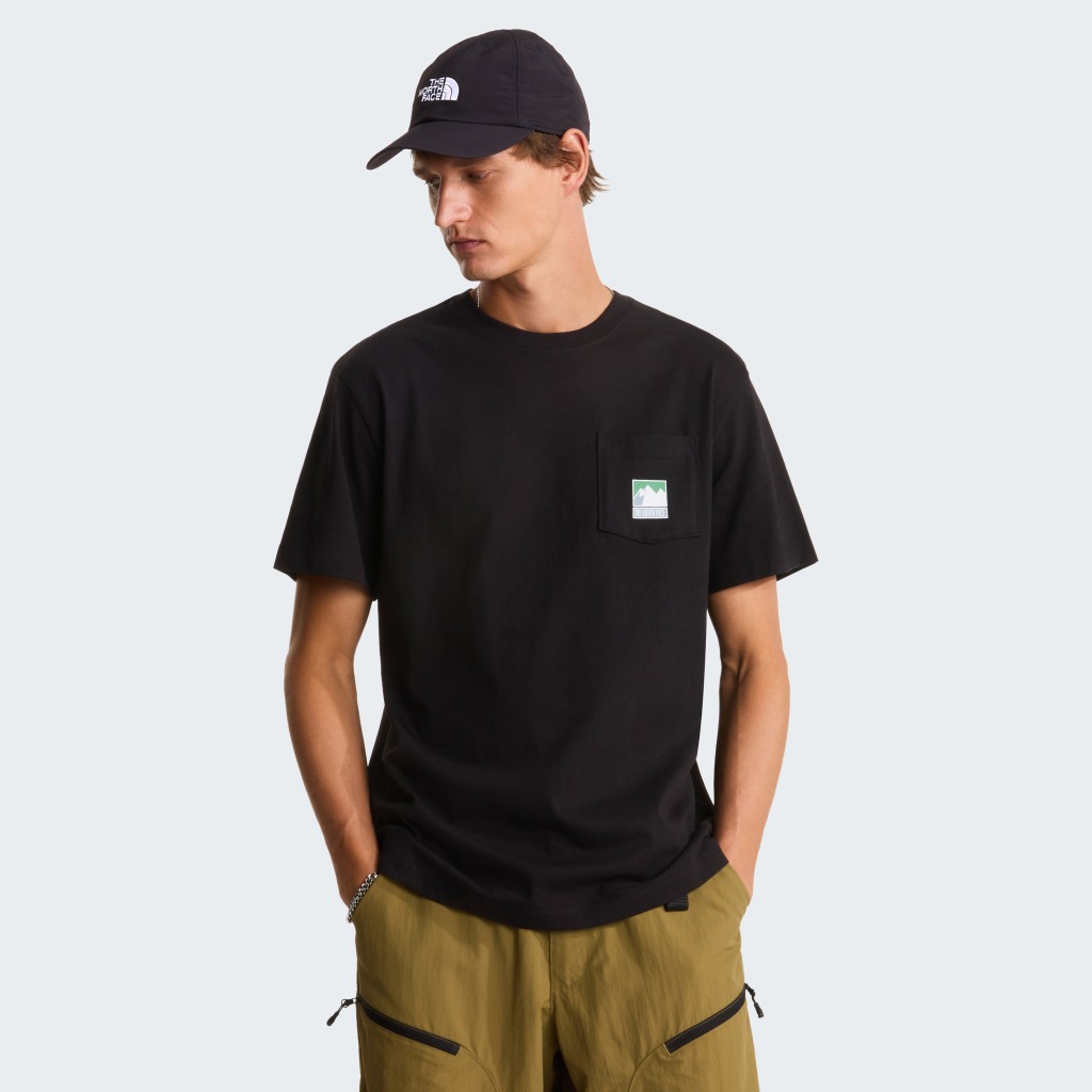 THE NORTH FACE M MOUNTAIN LOGO RLX SS TEE-GRAPHIC NF0A8GUUJK31