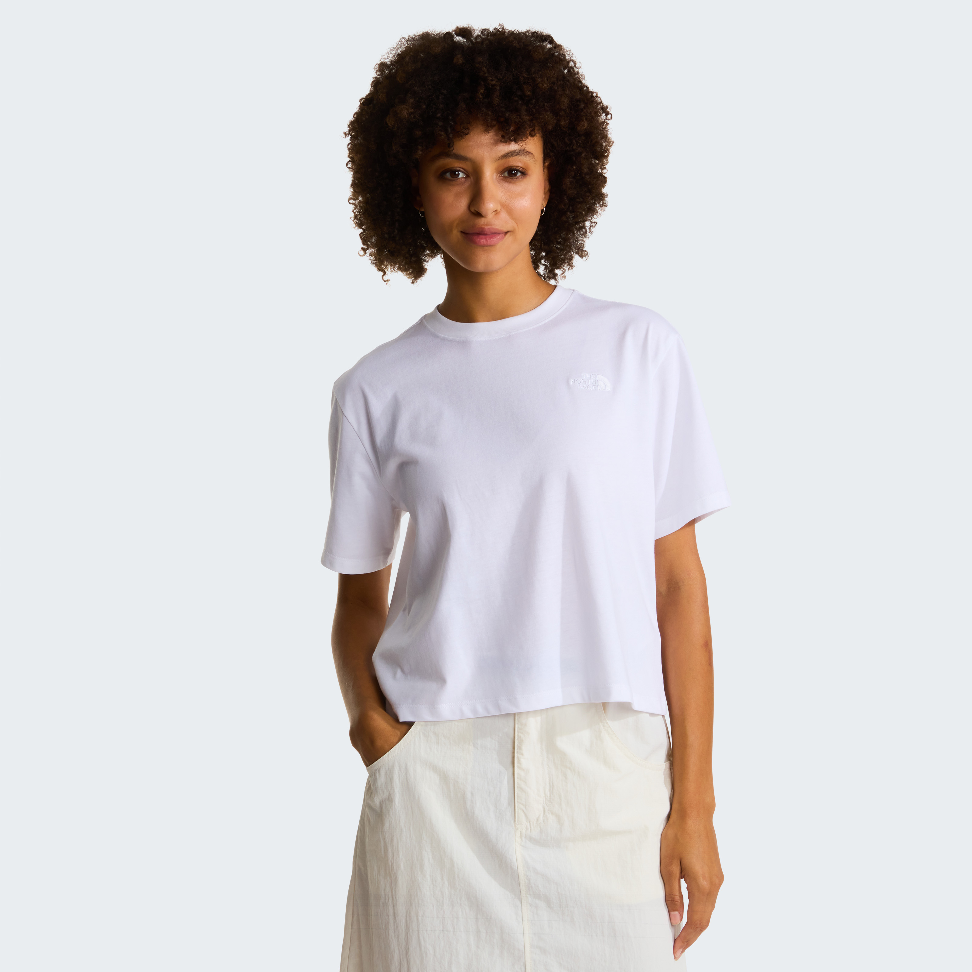 THE NORTH FACE W EVOLUTION SIMPLE DOME CROP RLX SS TEE  NF0A8FDHFN41