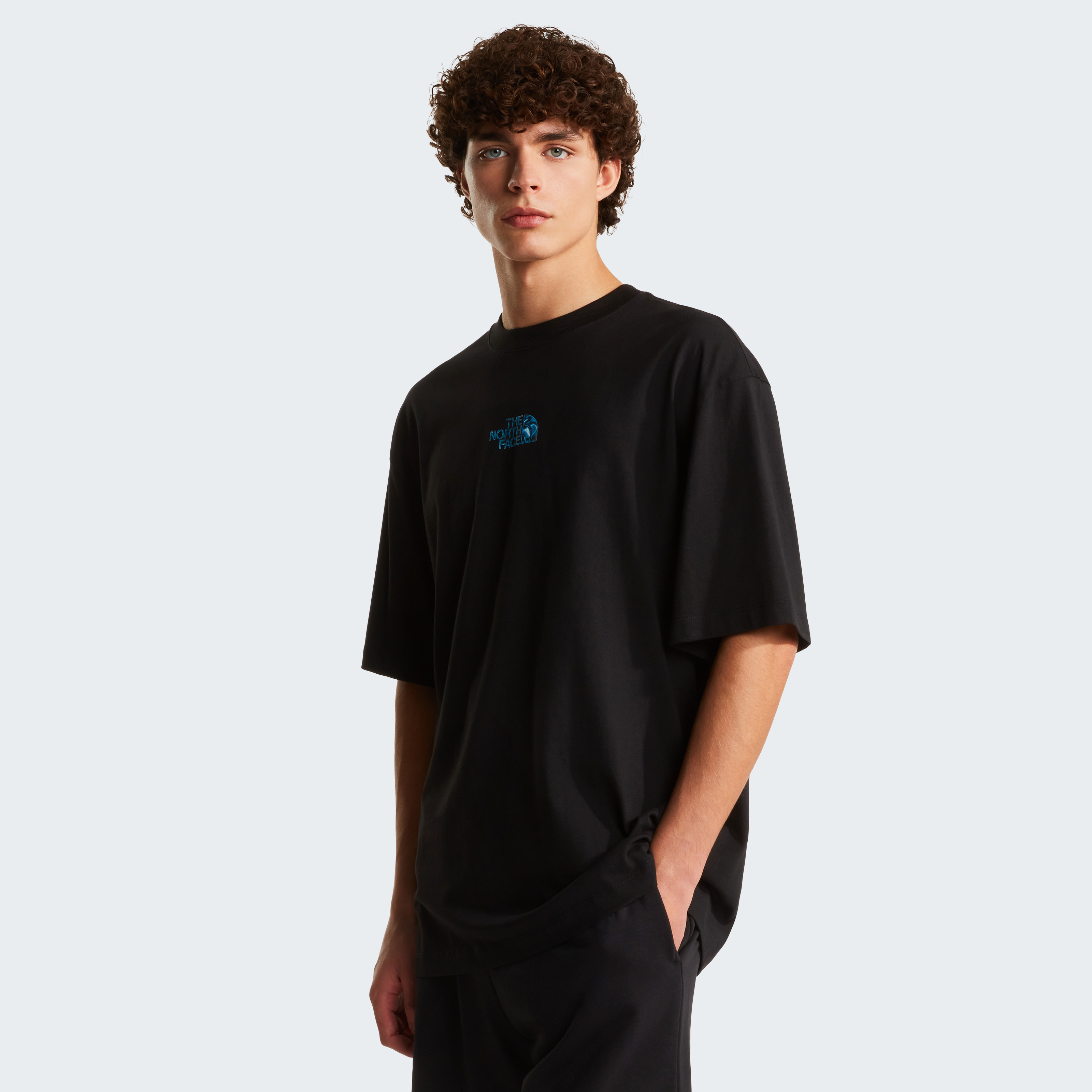 THE NORTH FACE M LIQUID LOGO OVERSIZE SHORT SLEEVE TEE- NF0A8G9UJK31