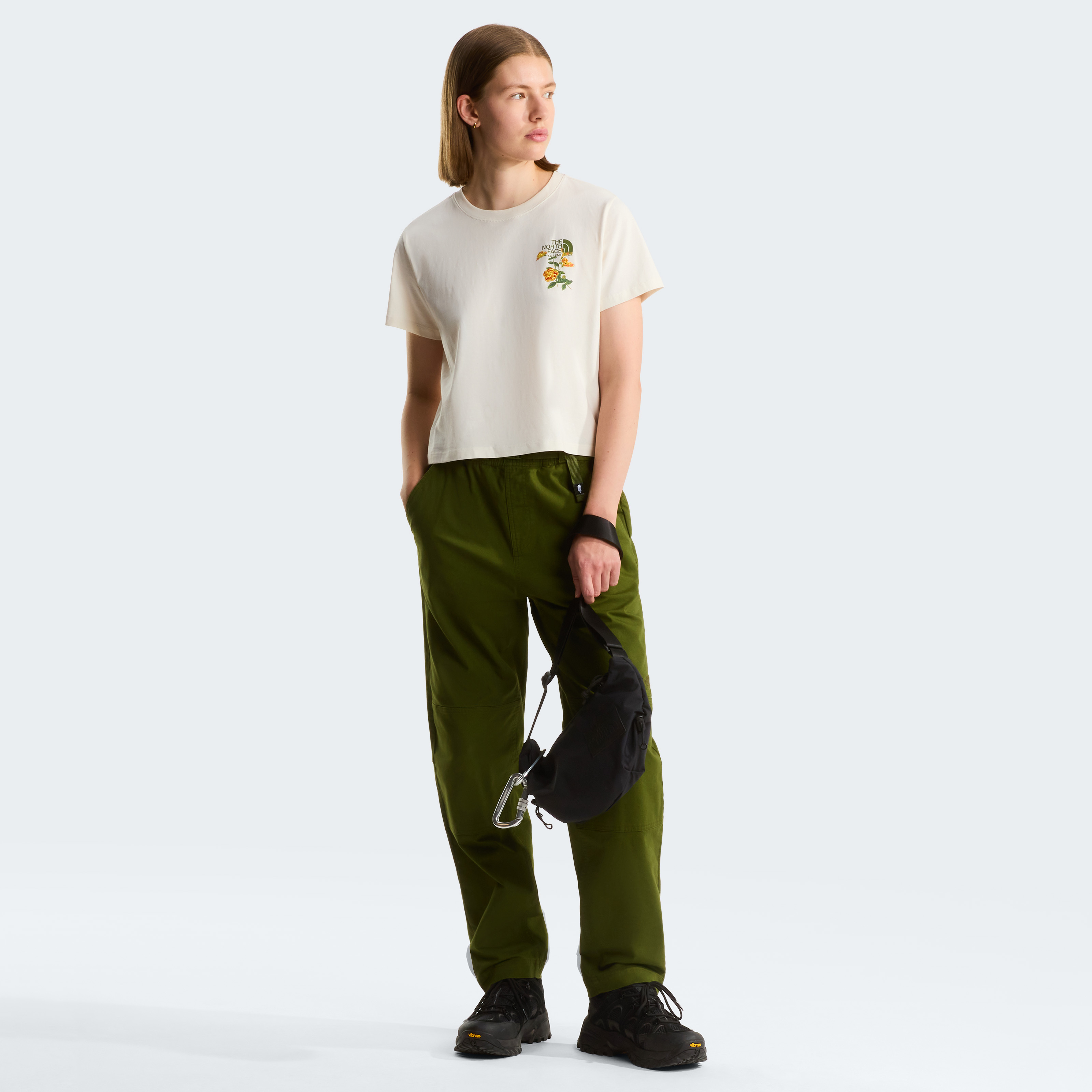 THE NORTH FACE W FLORA EMBRO REGULAR SHORT SLEEVE TEE-G NF0A8G9QQLI1